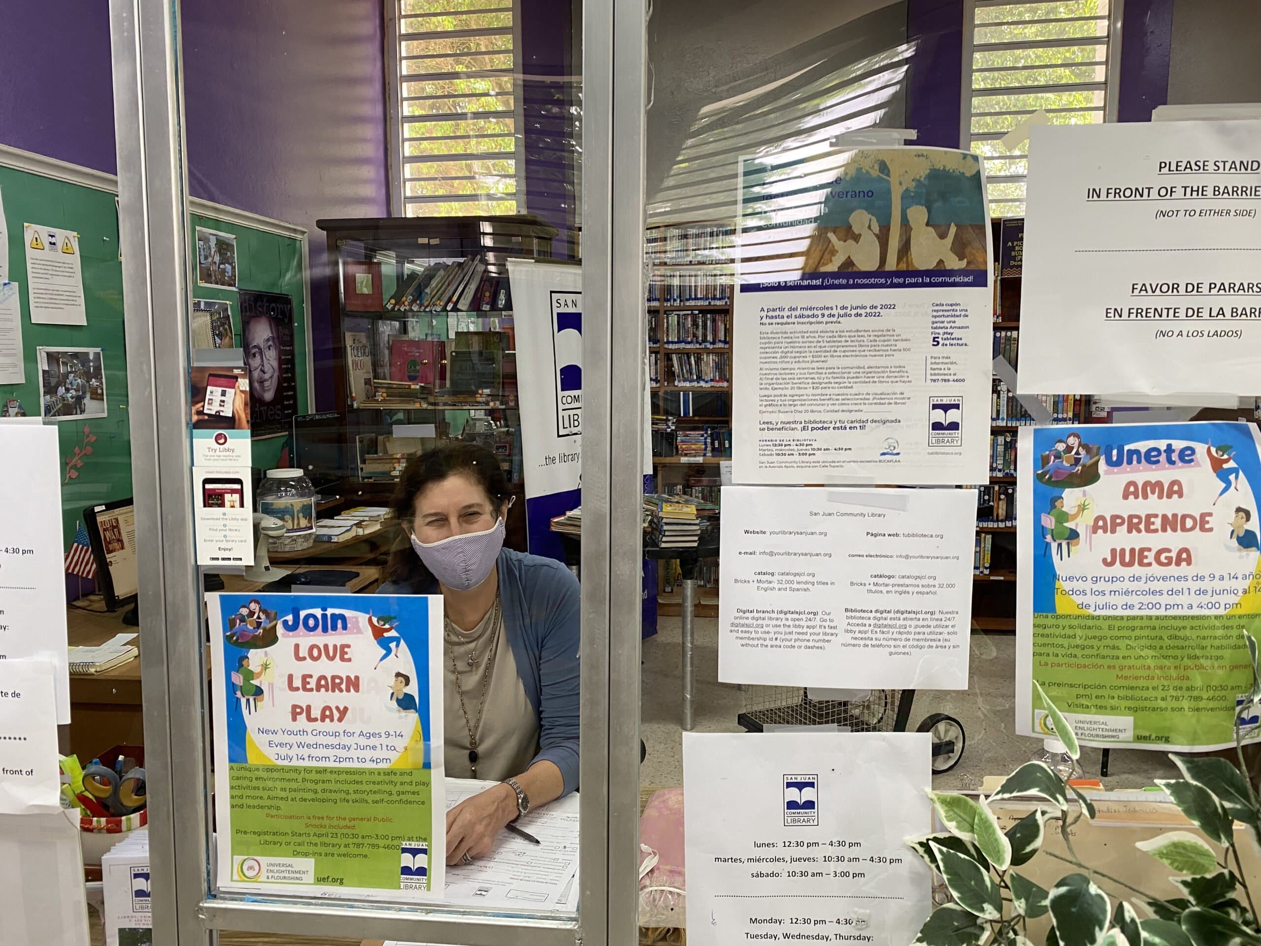 Youth Club members working on creative activities