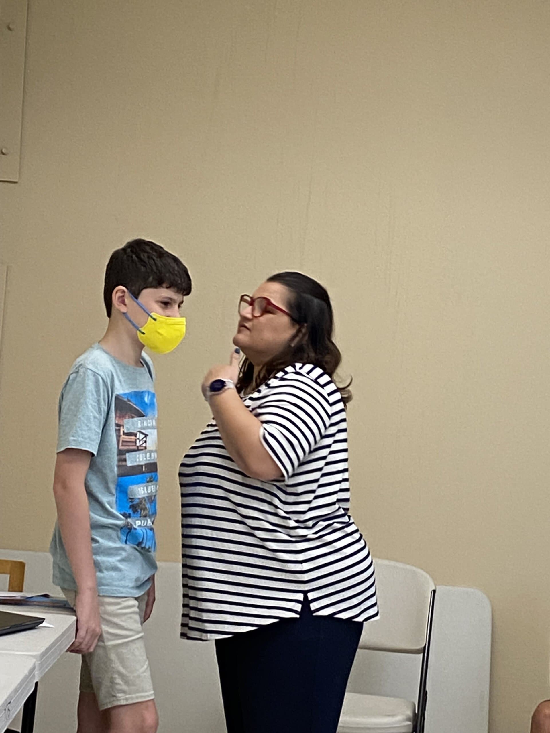 Colorful paintings from the San Juan summer program