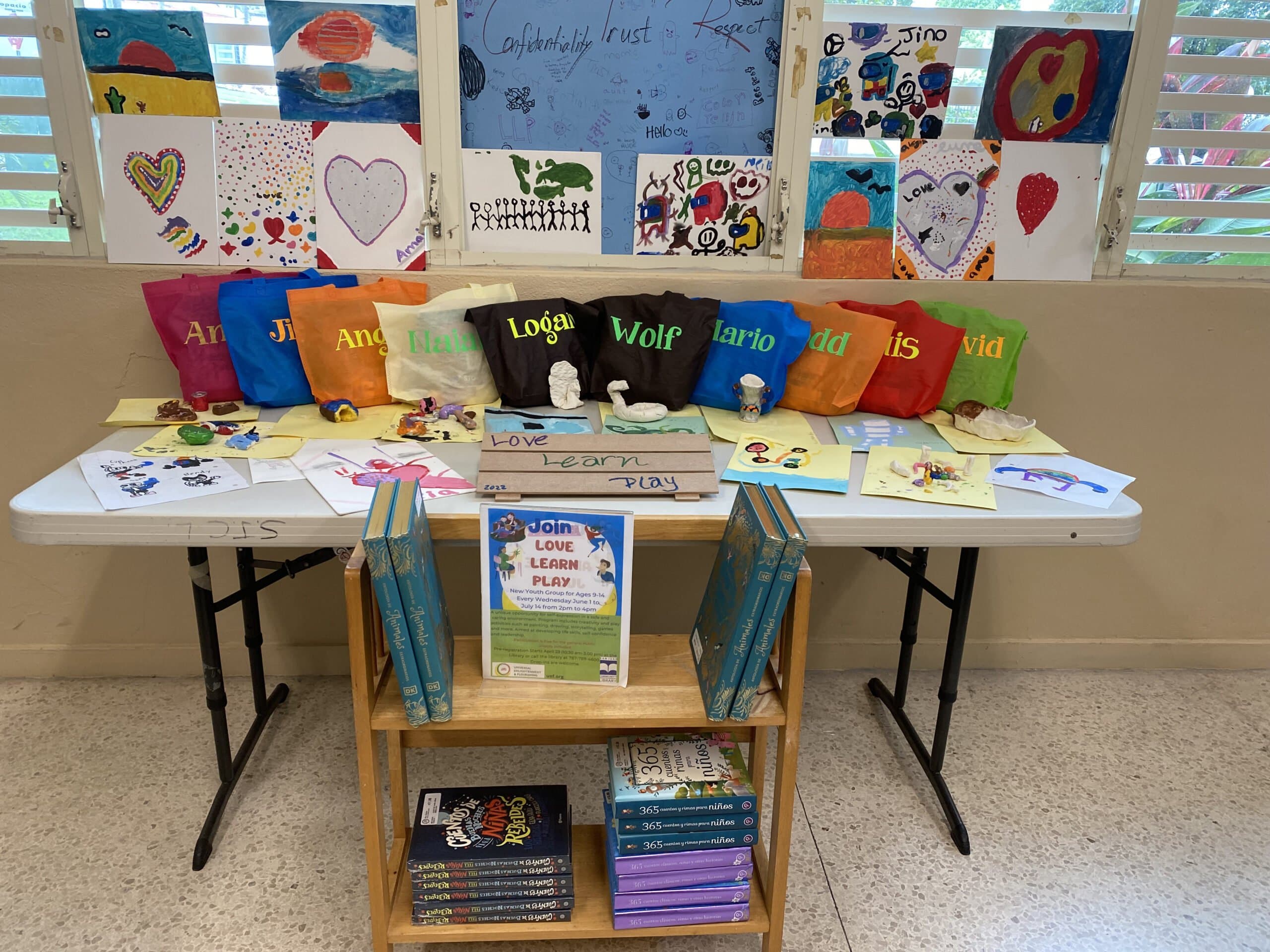 Group activity at the LLP Youth Club