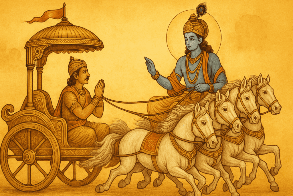 The Image Of Chariot And Charioteer