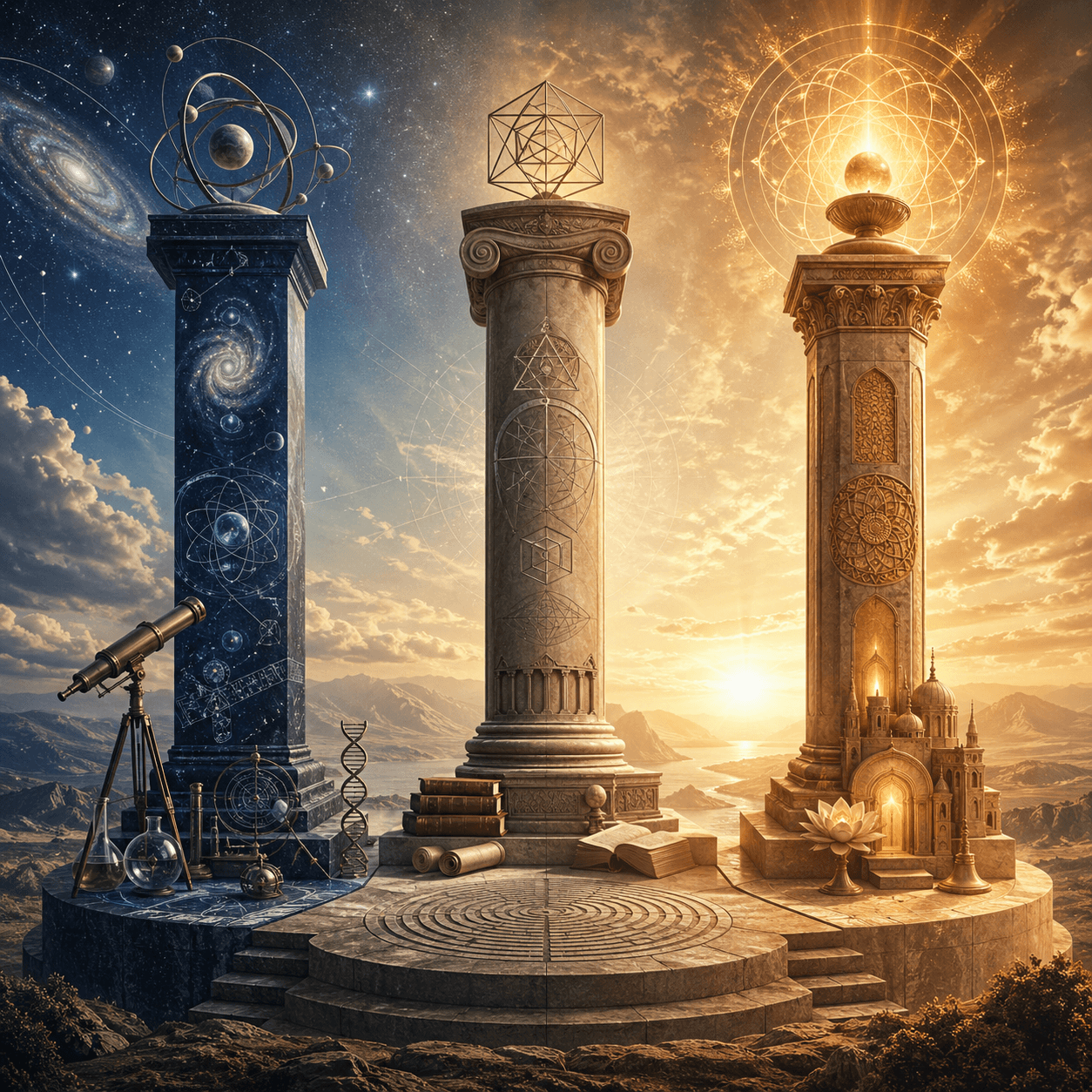 The Triple Lens: Science, Philosophy, And Religion In The Human Search For Meaning
