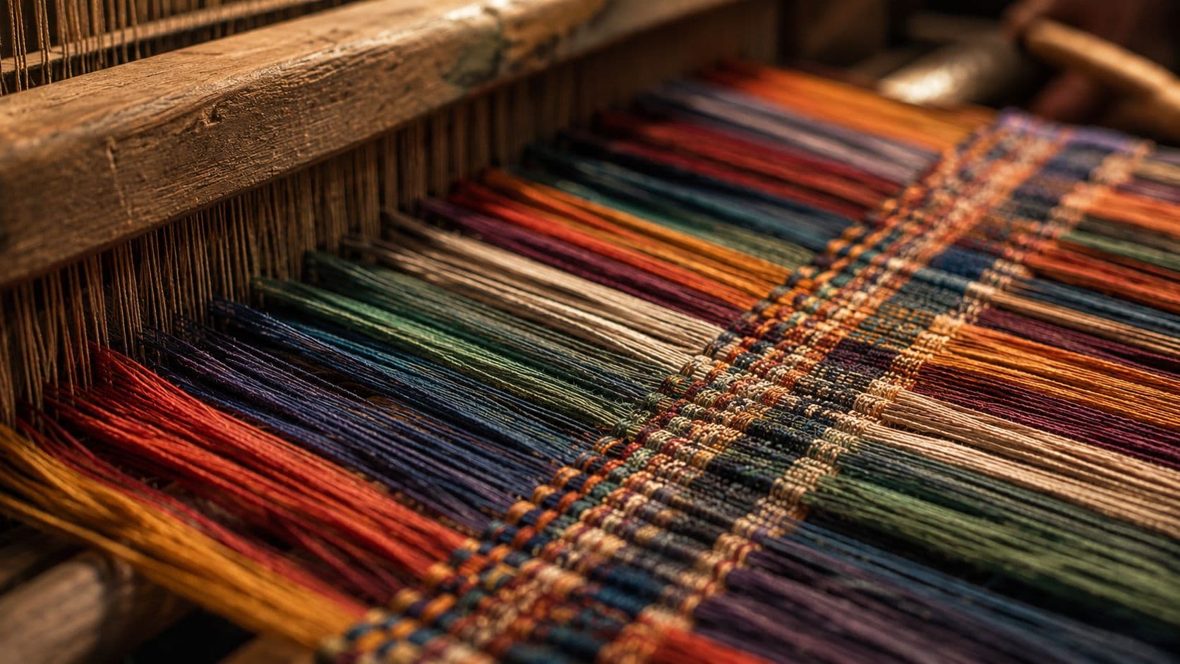 Many coloured threads woven into one cloth, showing how different cultures express love
