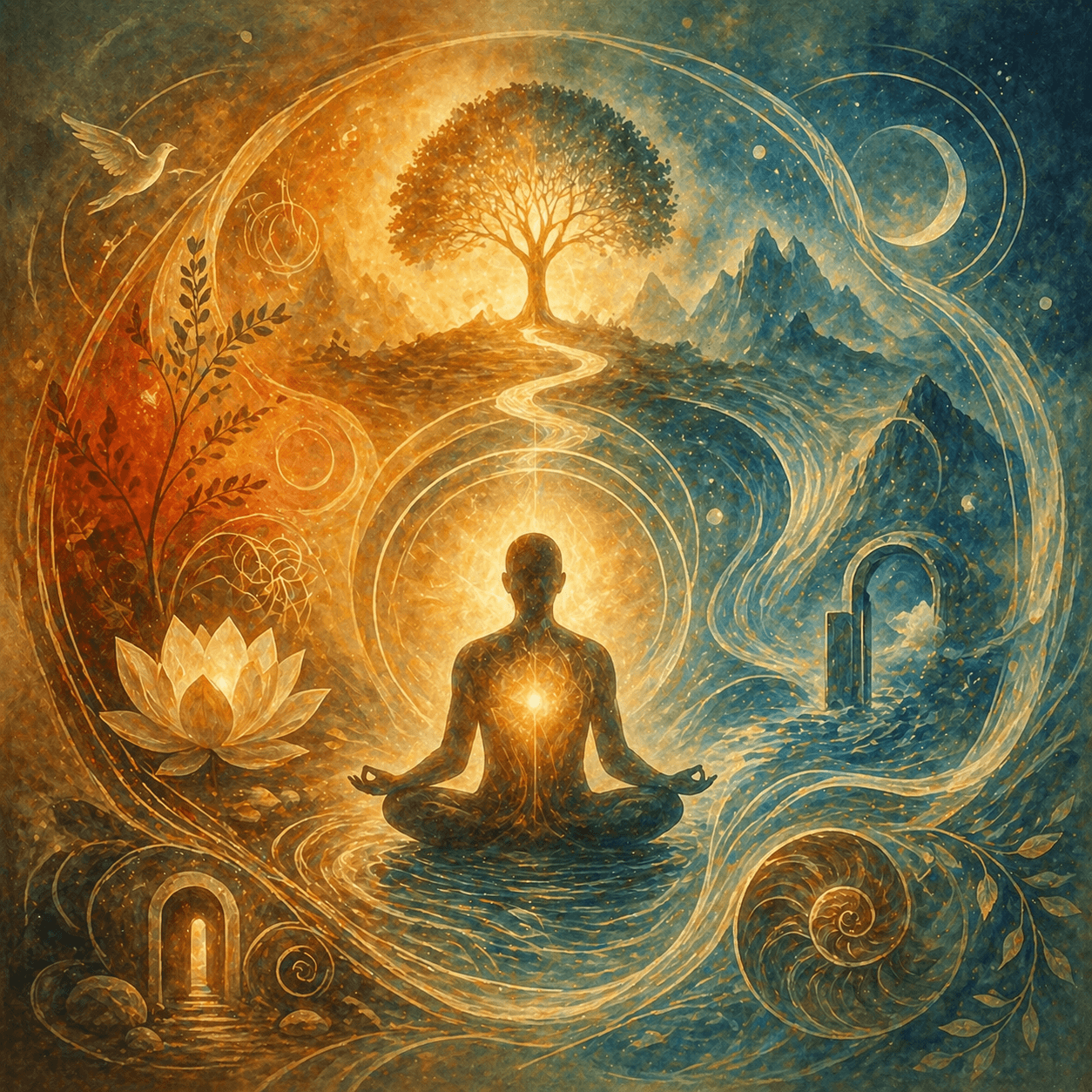 The Journey of Self-Realization: Wisdom from Deepak Chopra, Sadhguru, Jay Shetty, and Sri Sri Ravishankar